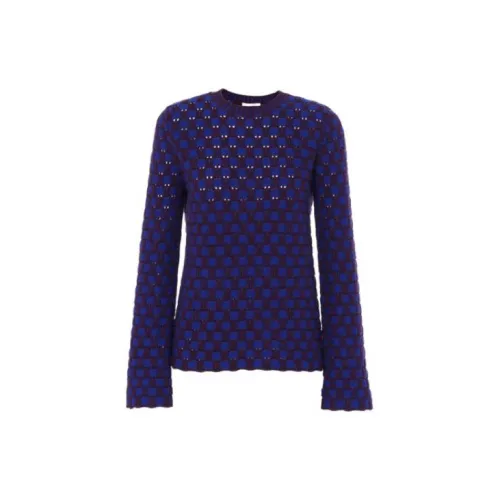 Chloé Cashmere Sweaters Women's Blue