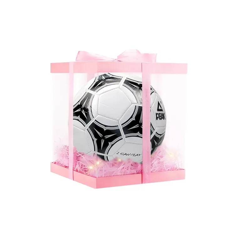 PEAK Size 5 Soccer TPU Machine Stitched Soccer Ball Unisex Black White-7