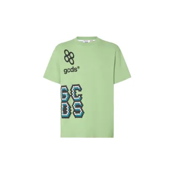 GCDS T Shirts Men Green