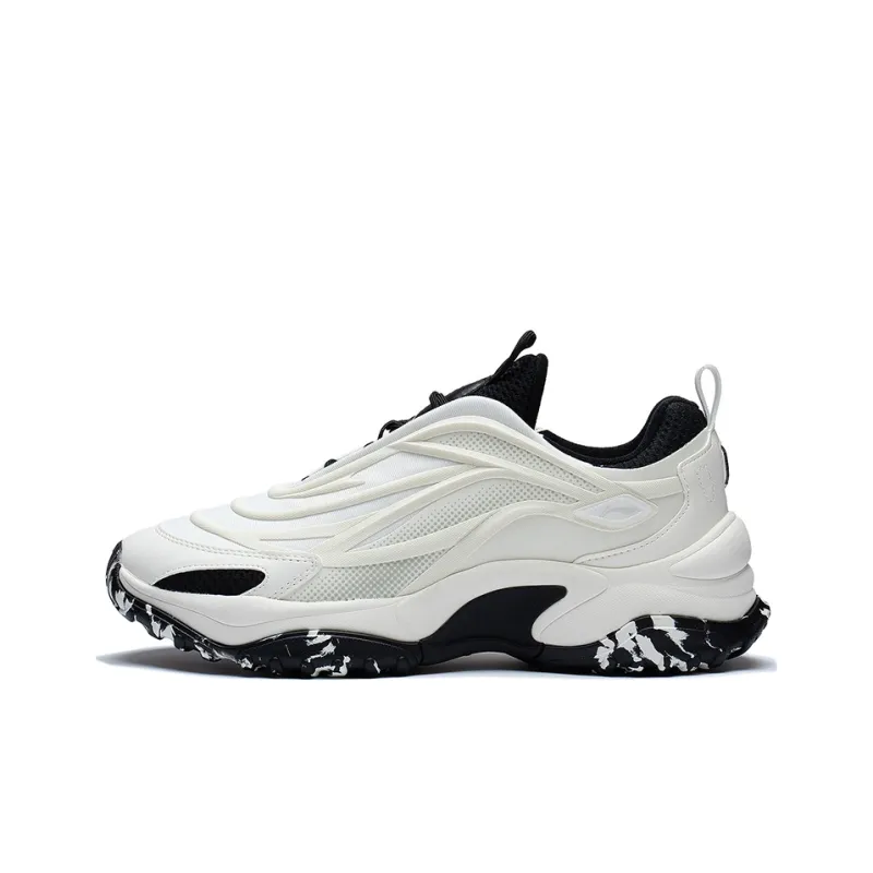 LiNing Aurora WindWalker V2 Low-Top Sports Casual Shoes Men's White Black-0