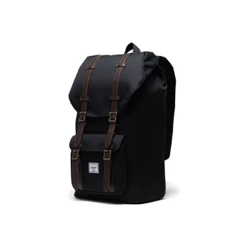 Herschel Polyester Backpack Large Size Unisex Black/Brown