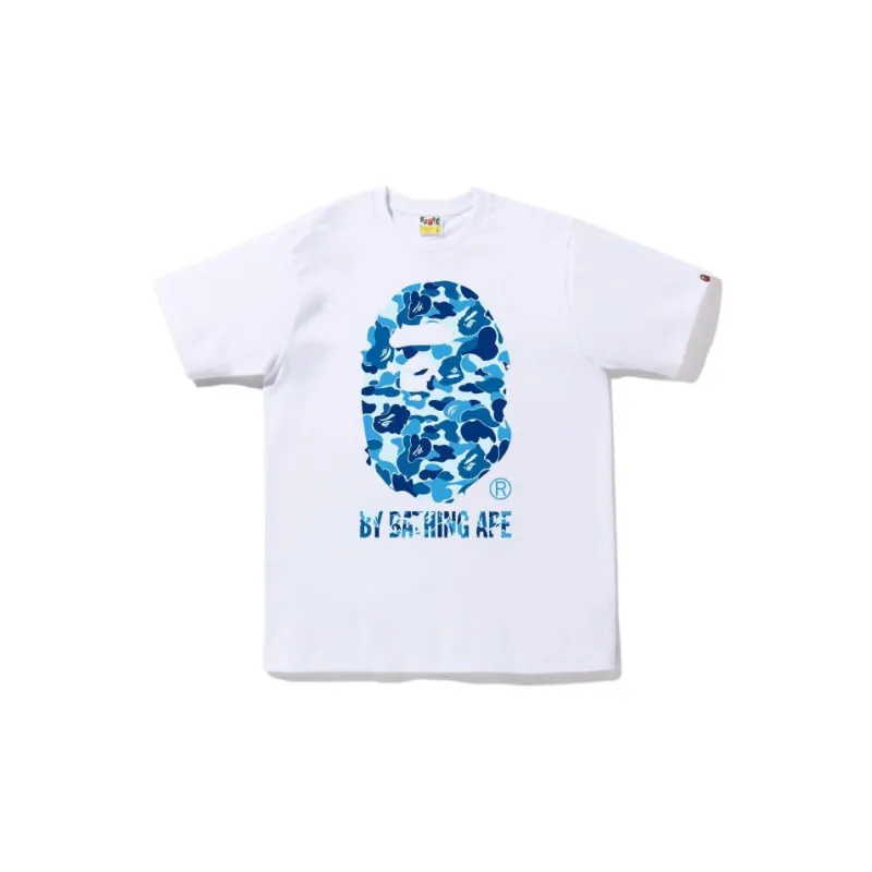 A BATHING APE ® Logo printed T shirt-3