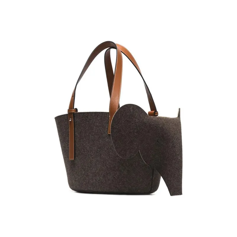 LOEWE Elephant Basket Handbags-2