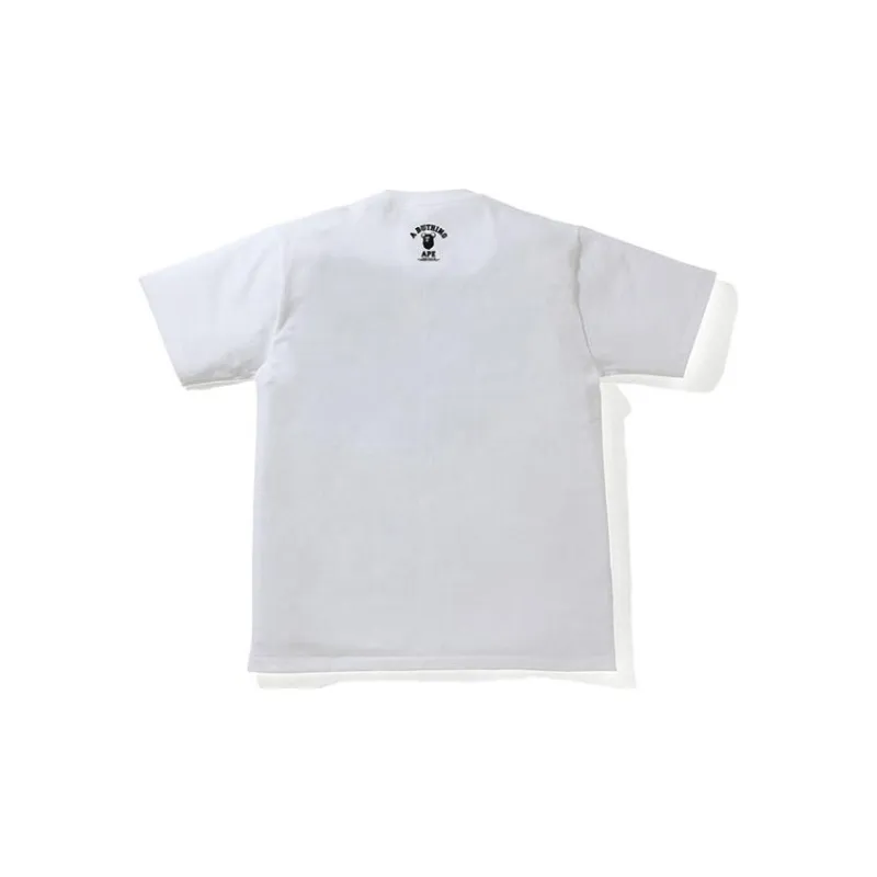 A BATHING APE X Bearbrick Camo Bear College Kids Tee-3