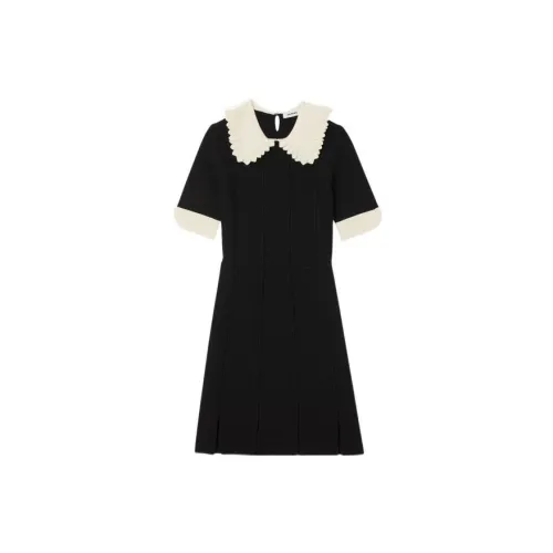 Sandro Short-Sleeved Dresses Women's Black