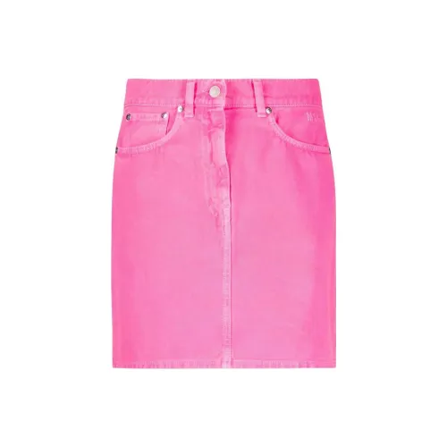 MSGM Denim Short Skirts Women's Pink