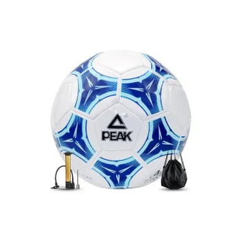 PEAK Size 5 Soccer TPU Machine Stitched Soccer Ball Unisex Blue White