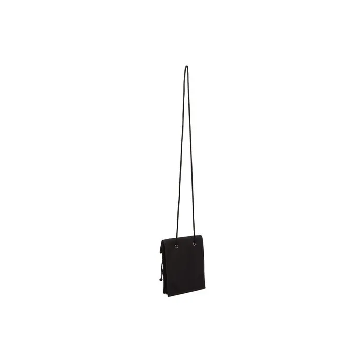 Balenciaga Explorer Nylon Cell Phone Pouch Tobacco Bag Crossbody Bag Shoulder Bag Small Size Men's Black-2