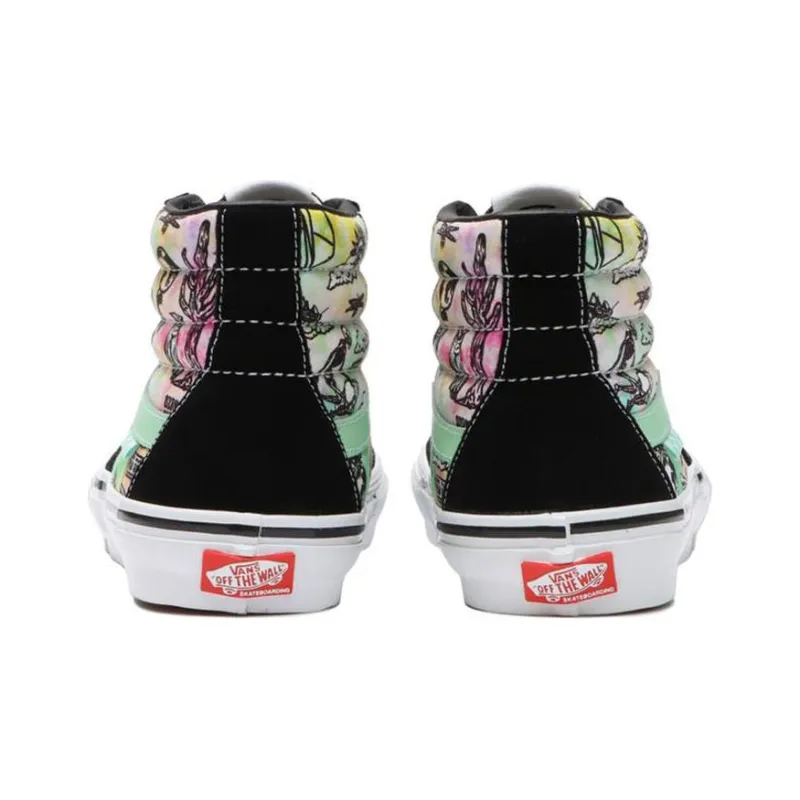 Vans Skate Sk8 Hi Shroom Doom Black Green-4