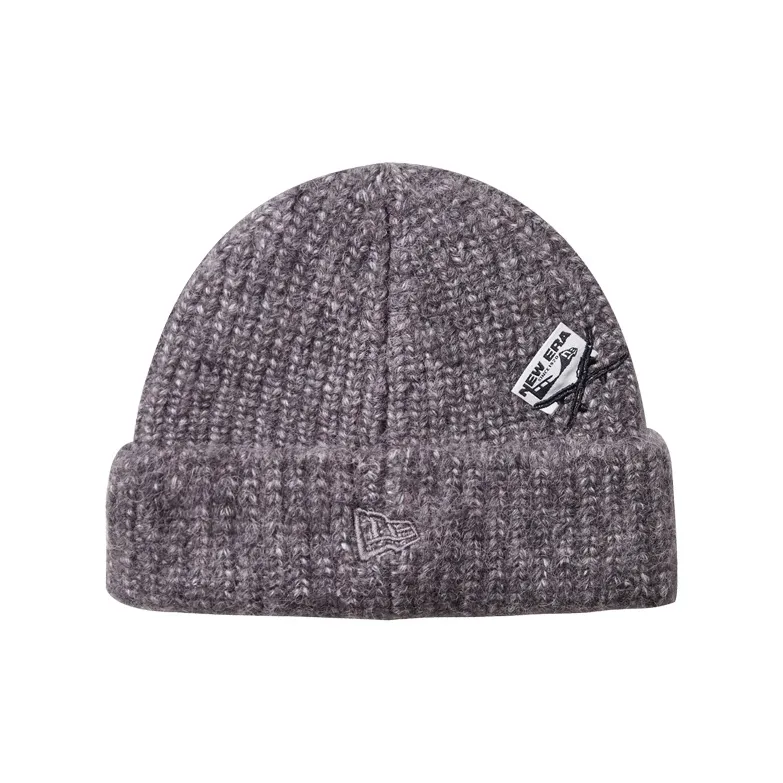 New Era Polyester Beanies Unisex Gray-1