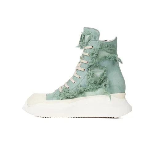 Rick Owens DRKSHDW Casual Shoes Women's High-Top Aqua Blue