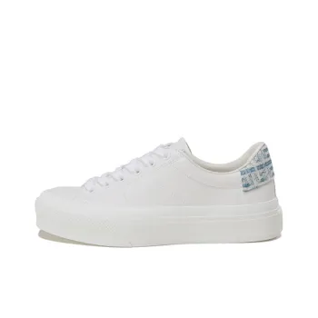 GIVENCHY City Stylish Skateboarding Shoes Women's White Blue Tail