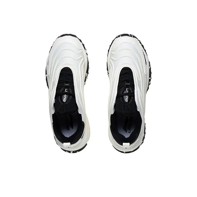 LiNing Aurora WindWalker V2 Low-Top Sports Casual Shoes Men's White Black-2