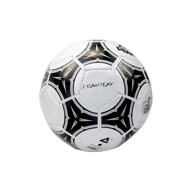 PEAK Size 5 Soccer TPU Machine Stitched Soccer Ball Unisex Black White-3