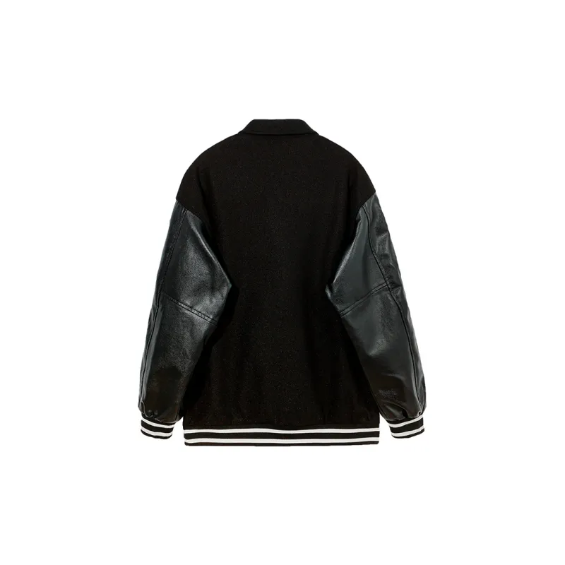 ALL NIGHT DAYS Baseball Jacket Fall Unisex-1