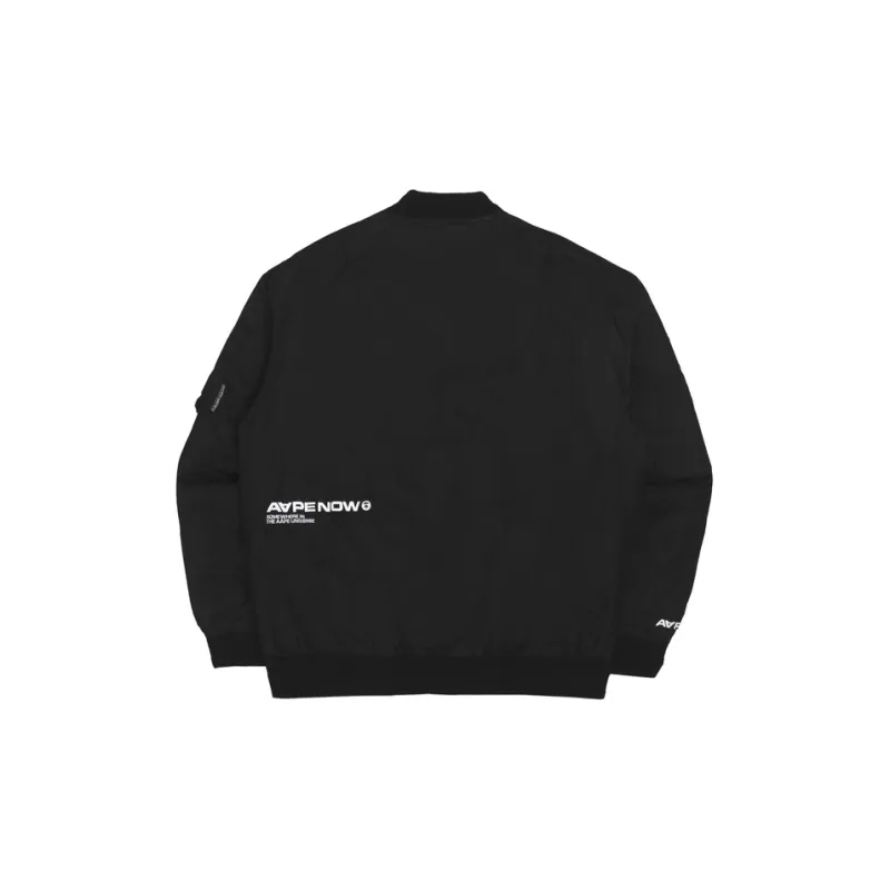 Aape By *A Bathing APE® Logo patch Bomber jacket-1