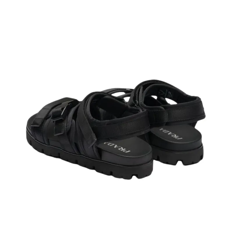 PRADA Touch-strap Flat Sandals-3