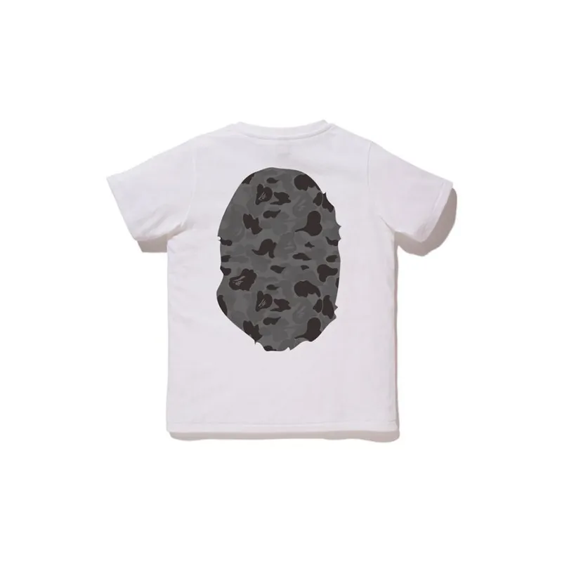Bape Abc Camo Big Ape Head Tee White/Black-7