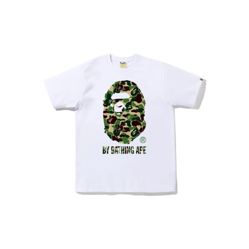 A BATHING APE ® Logo printed T shirt-4
