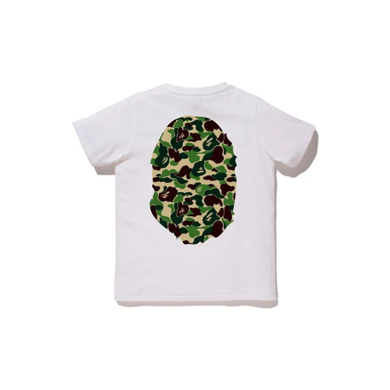 Bape Abc Camo Big Ape Head Tee White/Black-5