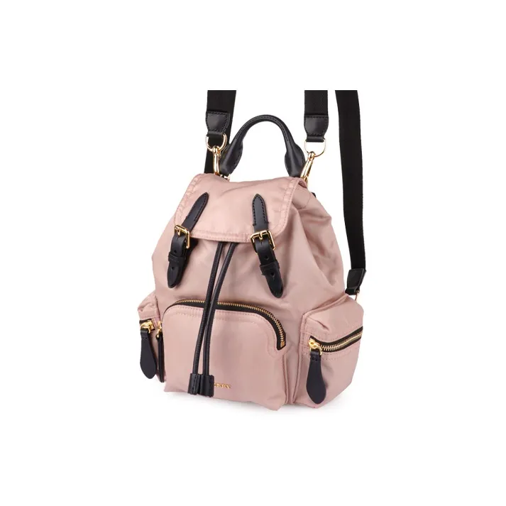 Burberry Cow Leather Backpack Mini Women's Pink-1