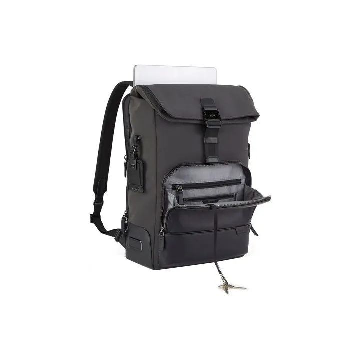 TUMI Nylon Backpack Men's Brown-2