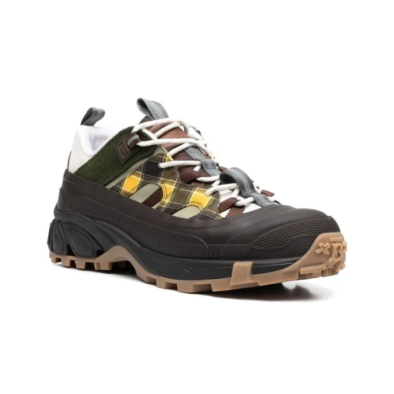 Burberry Arthur Wear-Resistant Low-Top Sports Casual Shoes Men's Black Green-1