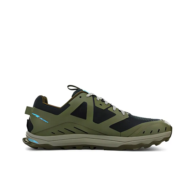 Altra Lone Peak 6 Cushioned Slip-Resistant Breathable Coverage Low-Top Running Shoes Men's Olive Brown-1