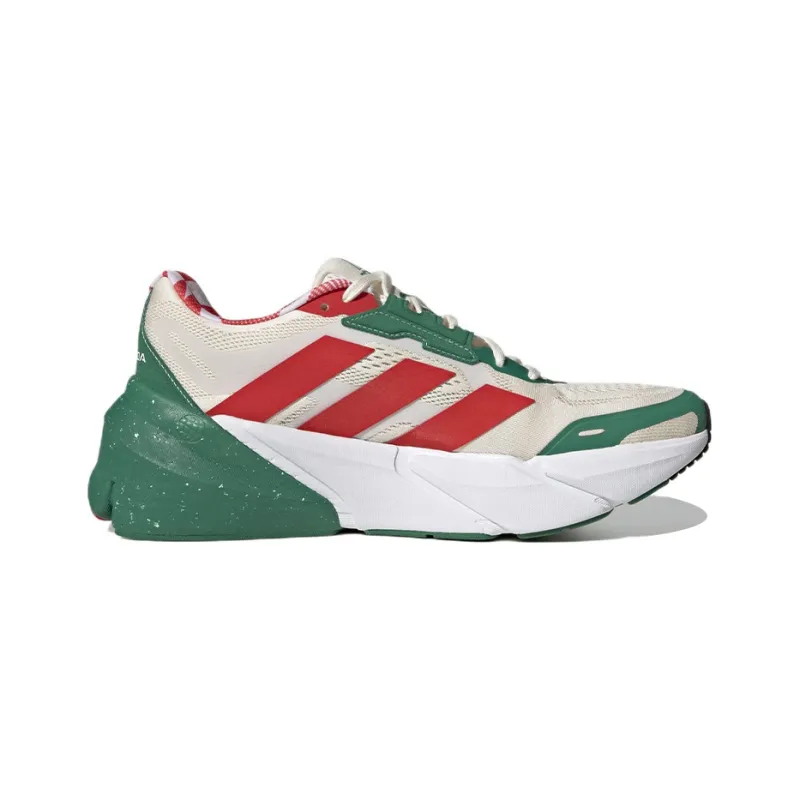 Adidas Adistar 1 Anti-Slip And Wear-Resistant Lightweight Low-Top Running Shoes Men's Green Red-1