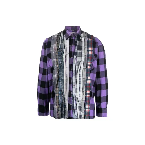 Needles Shirts Men Purple