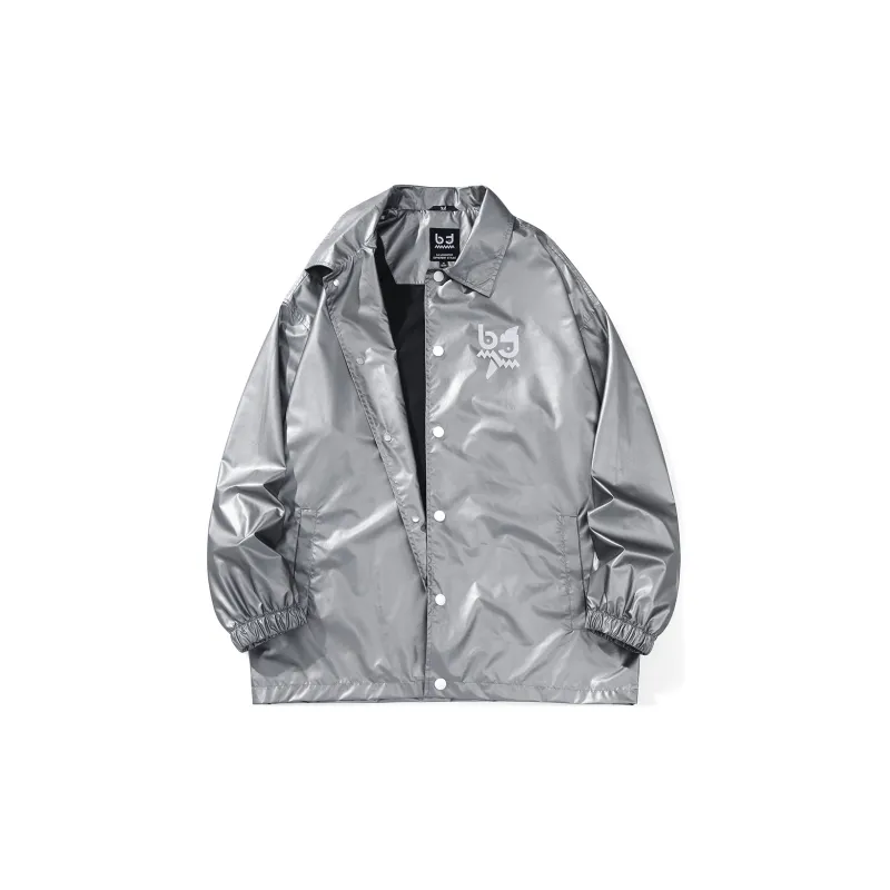 Bt Loose Fit Jacket Unisex Gray-1
