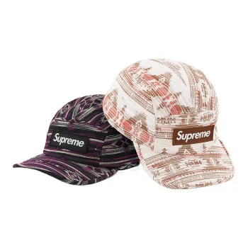 Supreme Woven Pattern Camp Cap