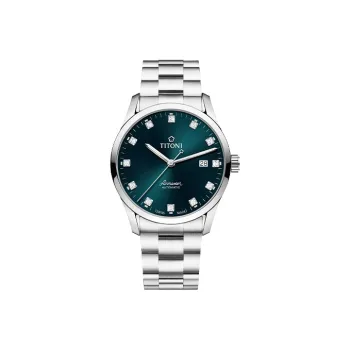 TITONI Airmaster Series Mechanical Movement Men's Watches Watch 39 Blue Dial