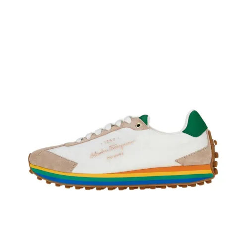 FERRAGAMO Iggy Rainbow-sole Sneakers