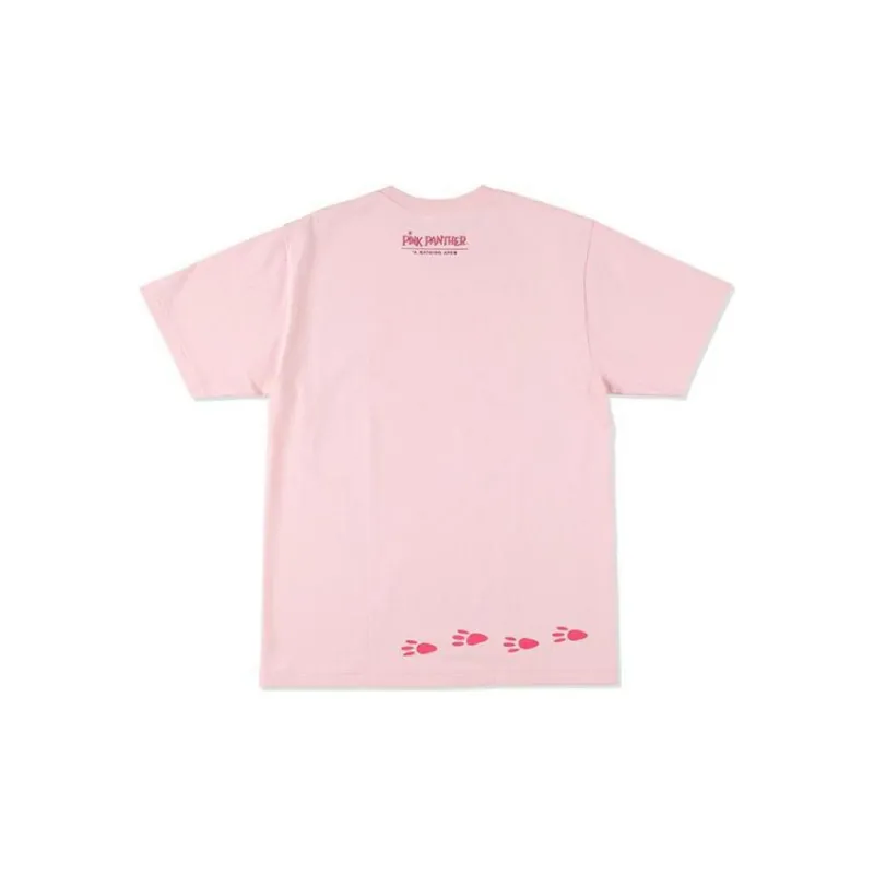 A BATHING APE X Pink Panther Abc Camo Wall Tee-3