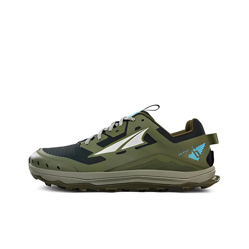 Altra Lone Peak 6 Cushioned Slip-Resistant Breathable Coverage Low-Top Running Shoes Men's Olive Brown-0