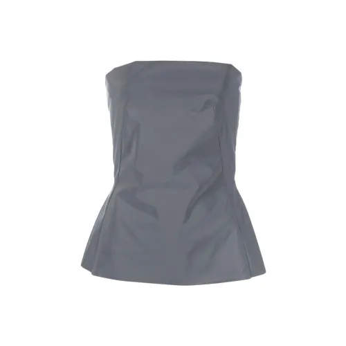 RICK OWENS Strapless Tops Women's Gray