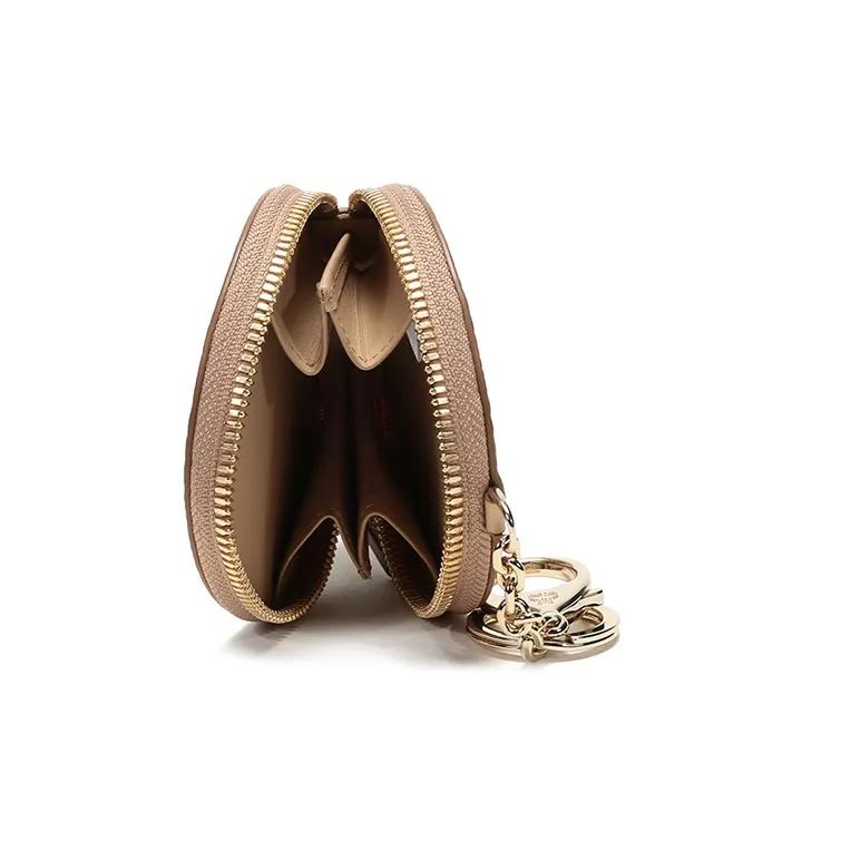 MCM Essential Visetos Origina Leather Clutch Women's Gold-5