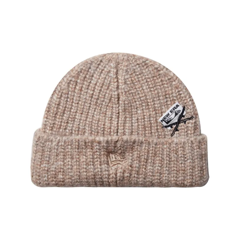 New Era Acrylic Beanies Unisex Sand Gray-1
