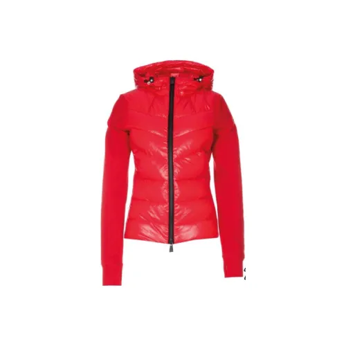 Moncler Down Jackets Women's Red