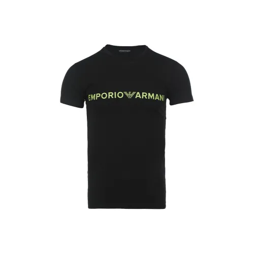 EMPORIO ARMANI T-Shirts Men Black