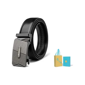 PISHUSHU Leather Belts Men