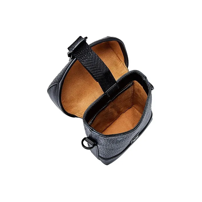 MCM Aren Visetos Coated Canvas With Leather Crossbody Bag Trumpets Men's Black-5