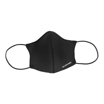 Balenciaga Elastane Face Masks Unisex Black