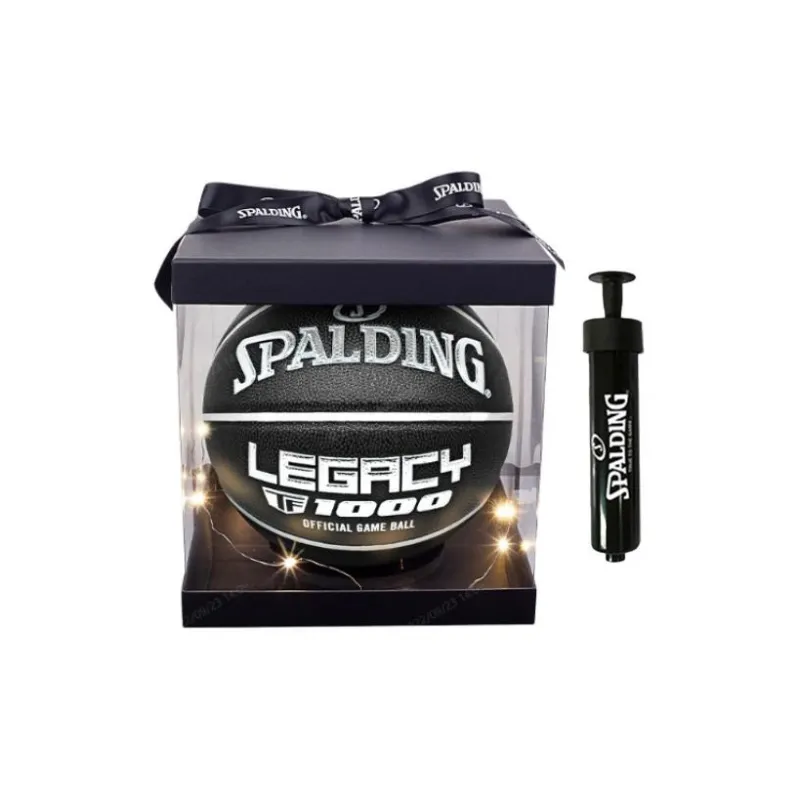 SPALDING TF Collection 77 259Y PU Basketball Black White Size 7 Training Match Unisex-5