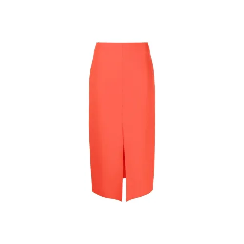 MSGM Casual Long Skirts Women's Orange