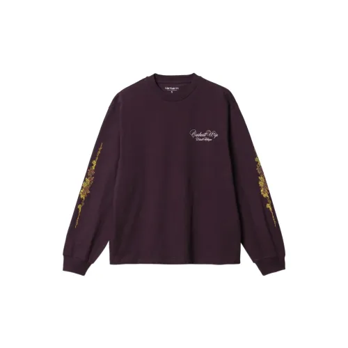 Carhartt WIP T-Shirts Women's Plum Color