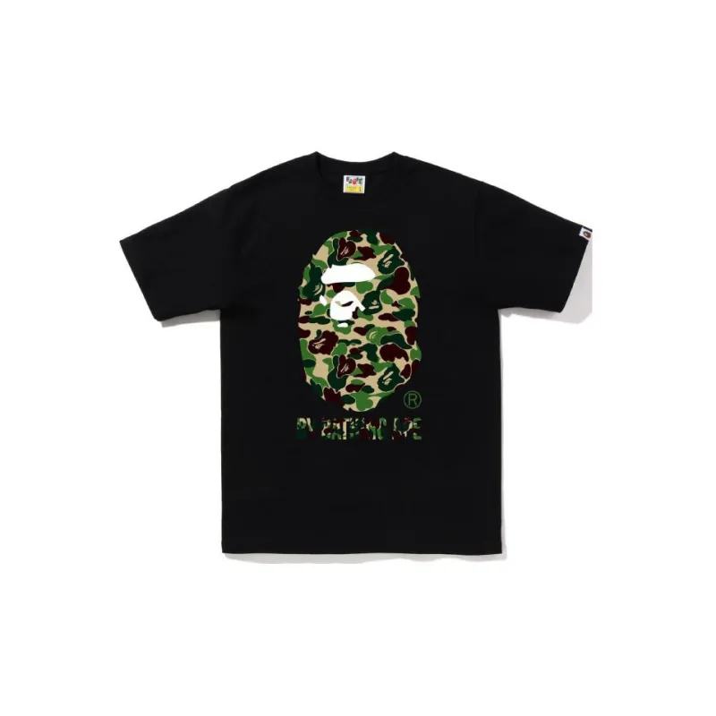A BATHING APE ® Logo printed T shirt-1