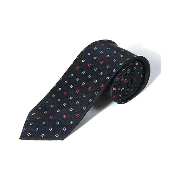 GIEVES CHARLES Mulberry Silk Business Formal Tie Men's-3