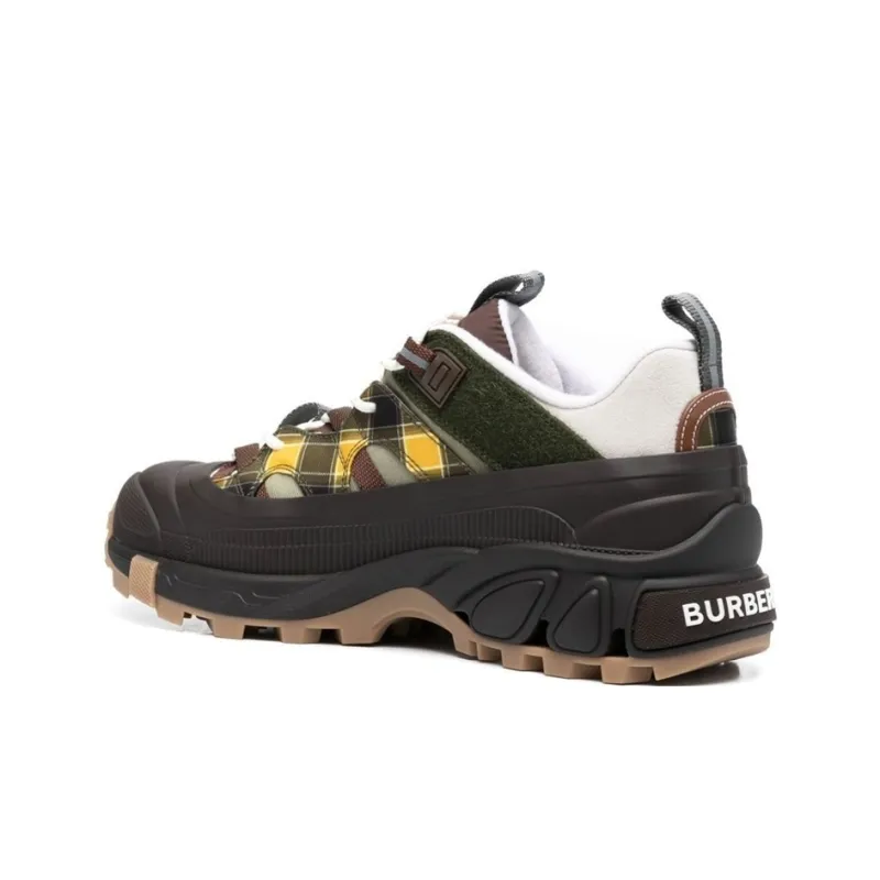 Burberry Arthur Wear-Resistant Low-Top Sports Casual Shoes Men's Black Green-2